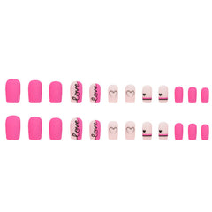 Manicure Valentine's Day Fake Nails (24 pcs)