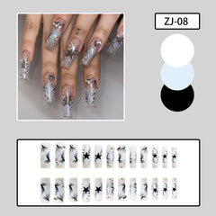 Women's Fashion Rhinestone Patch Nails (24 pcs)